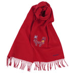 Hermes Scarf Shawl Fringe Cashmere Les — view 3
