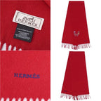Hermes Scarf Shawl Fringe Cashmere Les — view 6