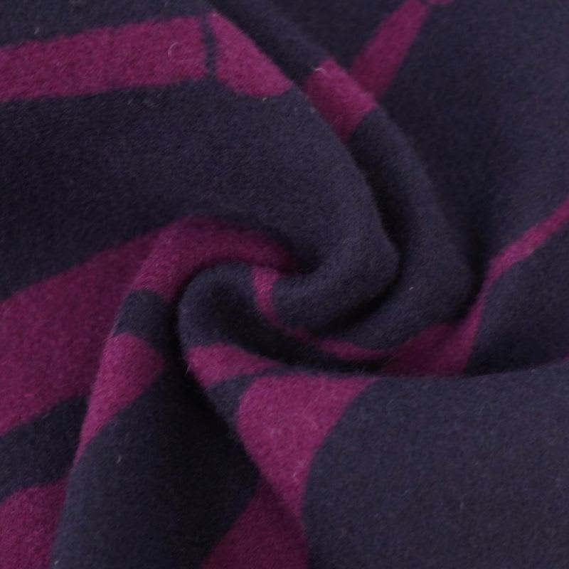 Hermes Muffler Shawl Fringe Clic Clac Scarf — view 4