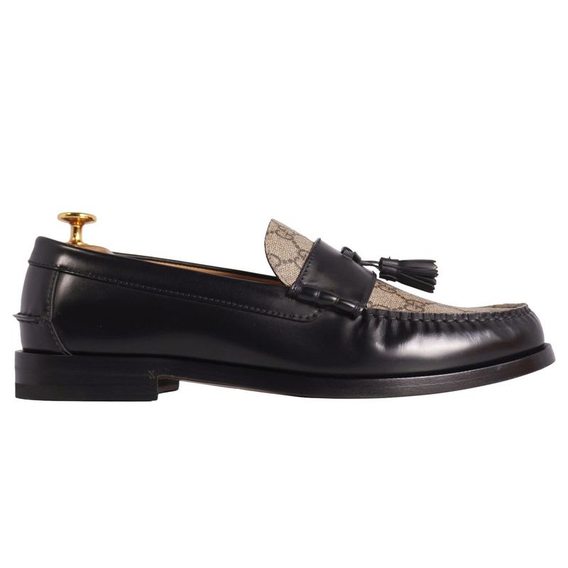 Gucci Loafers Moccasins Tassel GG Supreme Leather — view 6