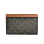 Celine Plain Card Holder Triomphe Tan 10 B702 Bq4 — view 5