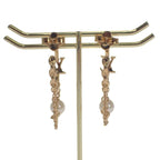Louis Vuitton Blooming Pearl Earrings Metal Gold — view 3