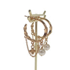 Louis Vuitton Blooming Pearl Earrings Metal Gold — view 4