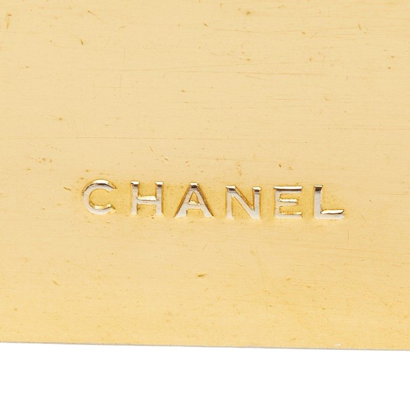 Chanel Logo Plate Gold Plated — view 4