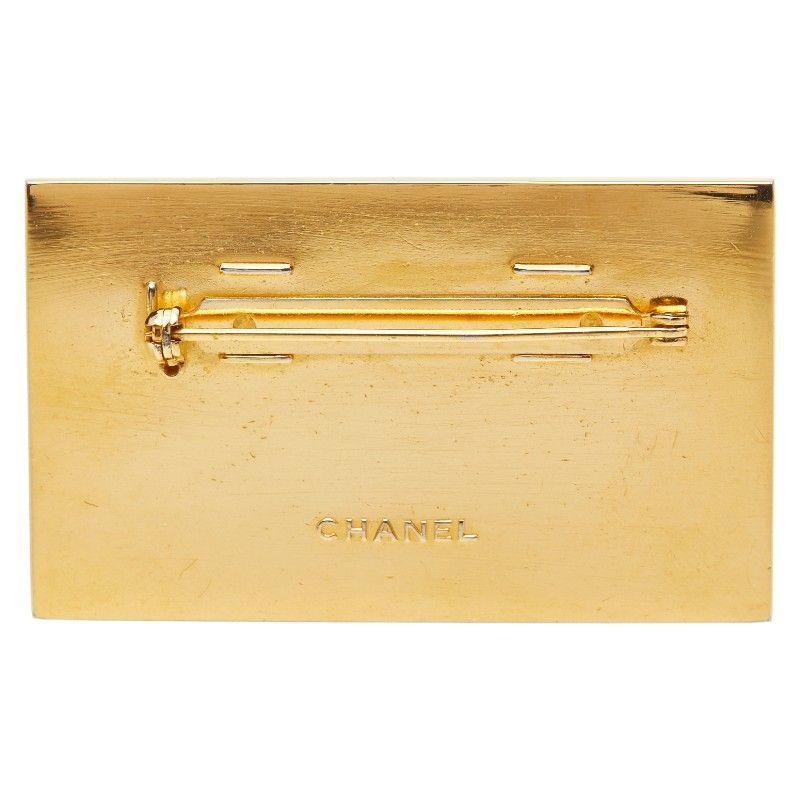Chanel Logo Plate Gold Plated — view 3