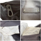 Bottega Veneta Intrecciato Leather Waist Pouch Crossbody Bag Dark Brown