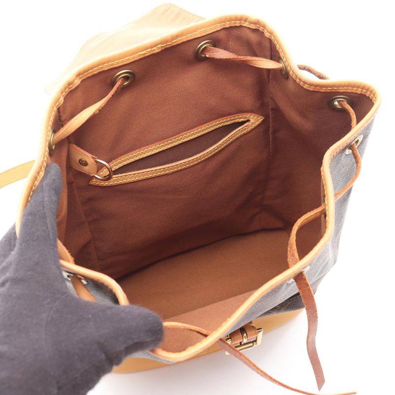 Louis Vuitton Rucksack Sac Backpack Montsouris MM Monogram Coated — view 9