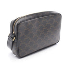 Celine Shoulder Bag Triomphe Medium Messenger Black Coated — view 2