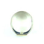 Hermes Vintage Bucket Ring 925 18K Silver Gold 50 To Size — view 9