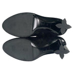Louis Vuitton 2021 1 A965 S Silhouette Line Suede Leather Ankle Boots Black — view 6