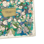Hermes Scarf Silk Carre 90 Metamorphose By Multicolor Box — view 6