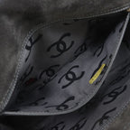 Chanel Wild Stitch Suede Black Shoulder Bag — view 6