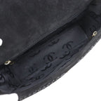 Chanel Wild Stitch Suede Black Shoulder Bag — view 5