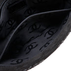 Chanel Wild Stitch Suede Black Shoulder Bag — view 7