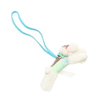 Hermes Charm Buddy Aloha Blue Aztec Veil Comic Mouton Silk — view 2