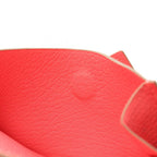 Hermes Card Case Bearn Mini Rose Azalea Leather — view 7