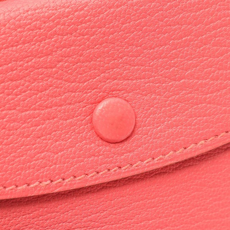 Hermes Card Case Bearn Mini Rose Azalea Leather — view 8