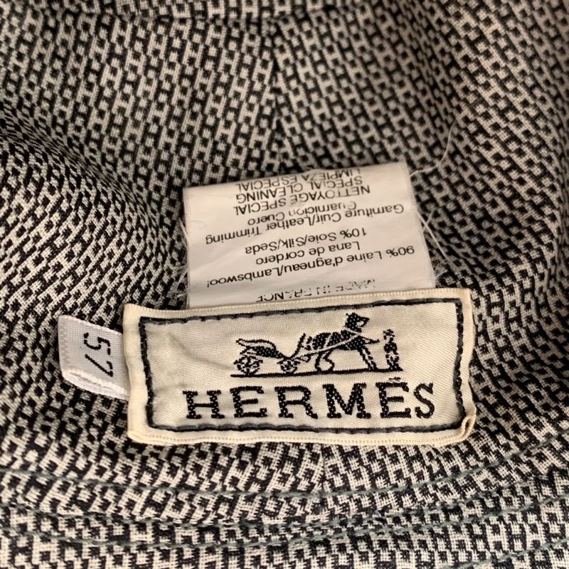 Hermes Bucket Hat Wool Black — view 4
