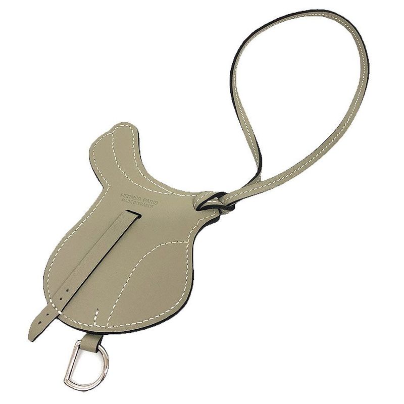 Hermes Bag Charm Paddock Sailor Sauge Swift Leather — view 2