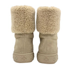 Louis Vuitton Snowdrop Line Monogram Boots Short Shoes Suede Beige Mouton — view 5