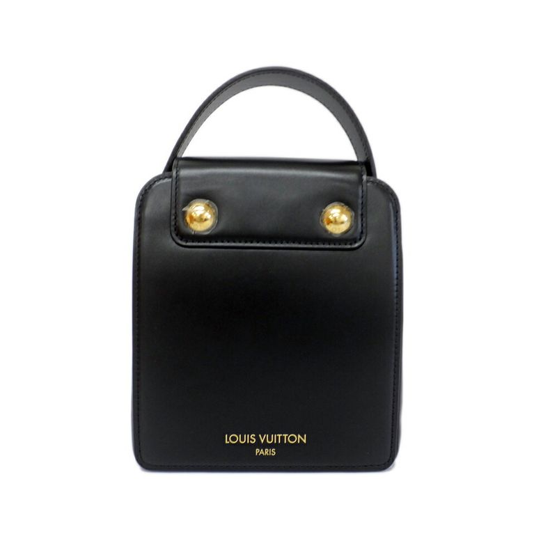 Louis Vuitton S Lock Bag Black Logo Shoulder — view 3