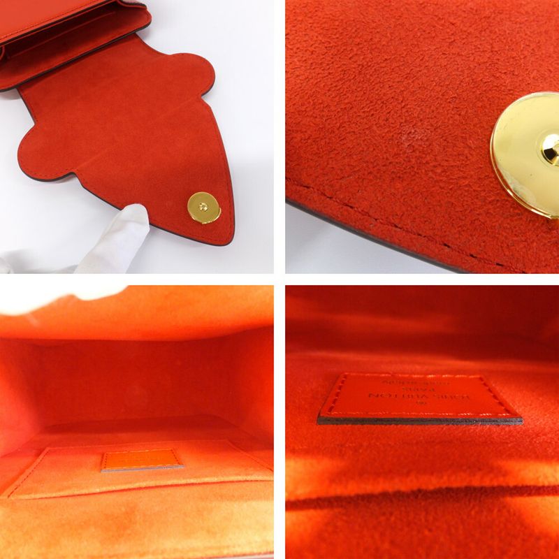 Louis Vuitton S Lock Bag Red Logo Shoulder — view 8