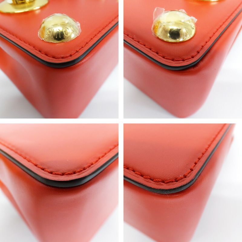 Louis Vuitton S Lock Bag Red Logo Shoulder — view 6