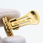 Christian Dior Earrings Logo Metal Gold Plated GP Accessories — view 8