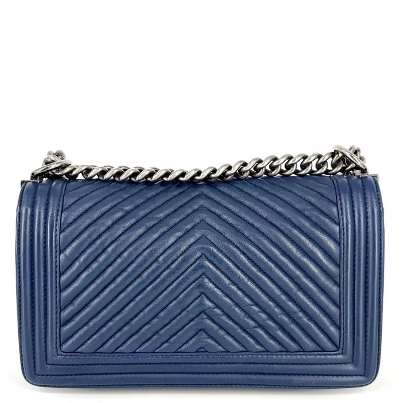 Chanel Shoulder Bag Boy Chain Chevron Crossbody — view 3