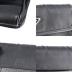 Prada Shoulder Bag Triangle Logo Pochette Crossbody