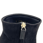 Chanel Boots Side Zip Short Coco Mark Shoes Pin Heel 36 Size — view 6