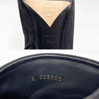 Chanel Boots Side Zip Short Coco Mark Shoes Pin Heel 36 Size — view 3