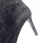 Chanel Boots Side Zip Short Coco Mark Shoes Pin Heel 36 Size — view 5