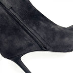 Chanel Boots Side Zip Short Coco Mark Shoes Pin Heel 36 Size — view 4