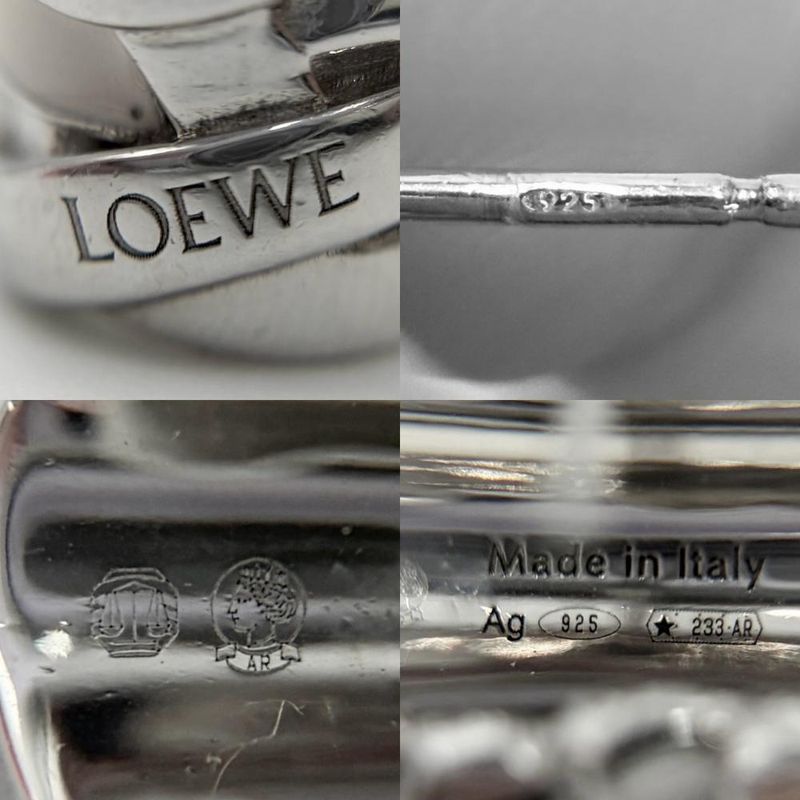 Loewe Earrings Nest Hoop Small Accessories AG 925 Star — view 6
