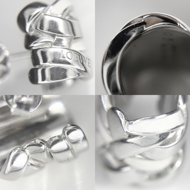 Loewe Earrings Nest Hoop Small Accessories AG 925 Star — view 8