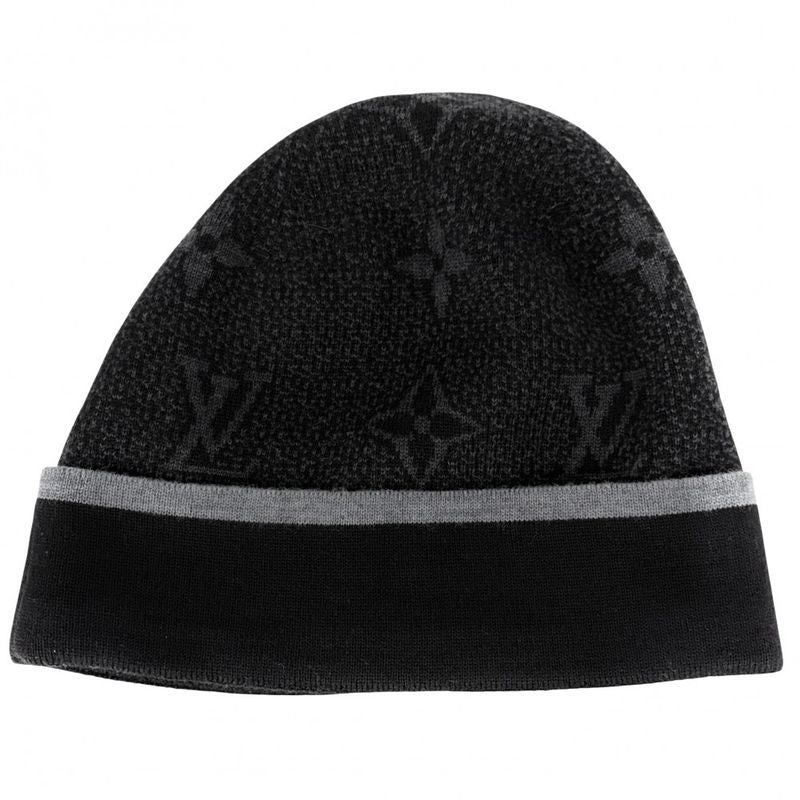 Louis Vuitton Knit Cap Beanie My Monogram Eclipse Hat Fashion — view 2