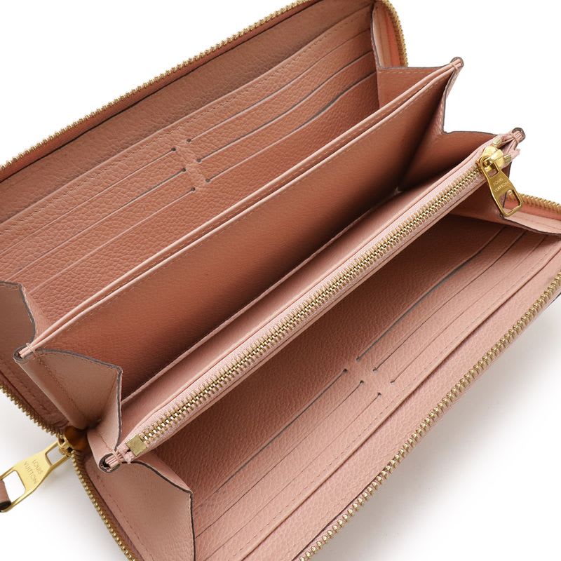 Louis Vuitton Monogram Empreinte Zippy Wallet Round Zipper Long Leather — view 5