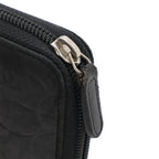 Chanel Camellia Coco Mark Zip Wallet Round Zipper Long Lambskin Leather — view 4