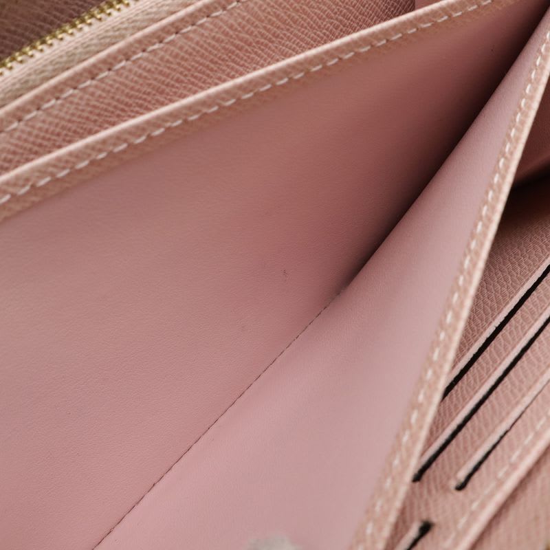 Louis Vuitton Monogram Zippy Wallet Round Zipper Long Rose Ballerine — view 7