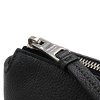 Prada Tote 2-Way Shoulder Bag Leather Nero Black Silver Hardware — view 5