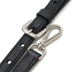 Prada Tote 2-Way Shoulder Bag Leather Nero Black Silver Hardware — view 7