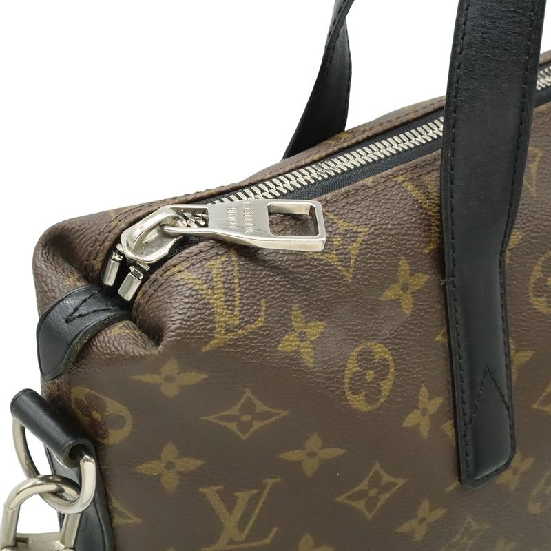 Louis Vuitton Monogram Macassar Kitan Tote Bag 2-Way Shoulder Crossbody