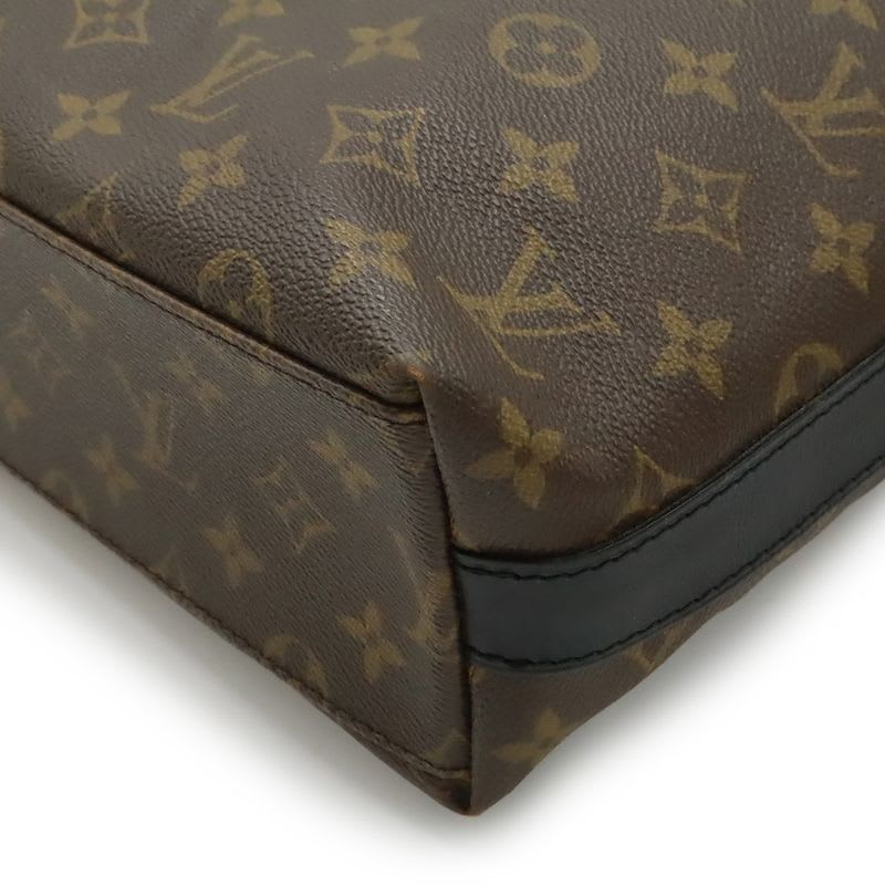 Louis Vuitton Monogram Macassar Kitan Tote Bag 2-Way Shoulder Crossbody