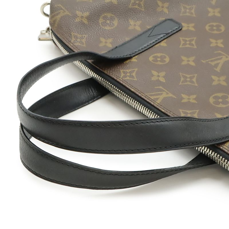Louis Vuitton Monogram Macassar Kitan Tote Bag 2-Way Shoulder Crossbody