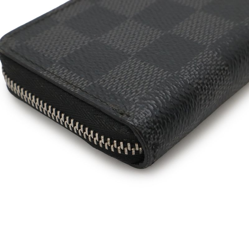 Louis Vuitton Damier Graphite Zippy Coin Purse Round Zipper Case — view 3