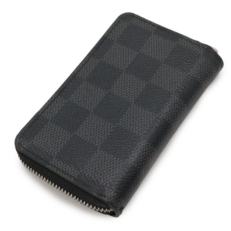Louis Vuitton Damier Graphite Zippy Coin Purse Round Zipper Case — view 2