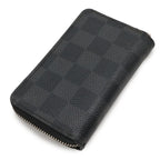 Louis Vuitton Damier Graphite Zippy Coin Purse Round Zipper Case — view 2