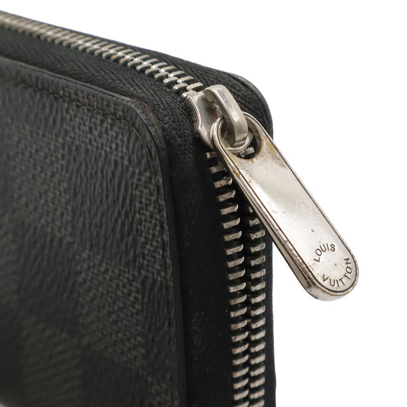 Louis Vuitton Damier Graphite Zippy Coin Purse Round Zipper Case — view 4