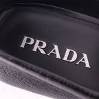 Prada Loafers Moccasins Triangle Logo Leather — view 9